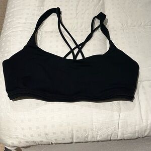 Lululemon Black sports bra. Light support. Size 6
